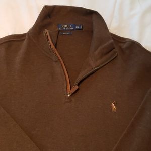 POLO / RALPH LAUREN ESTATE RIB 1/4 ZIP SWEATER